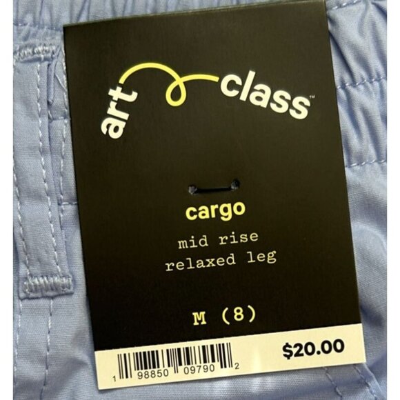 NWT Girls M (8) Trendy Wide Leg Cargo Pants by Art Class Y2K 90s Target - Picture 5 of 7